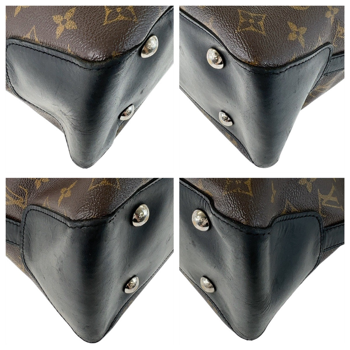 13147
LOUIS VUITTON ルイヴィトン モノグラム マカサー デイヴィス ブラウン ゴールド金具 PVC / レザー M56708 トートバッグ ハンドバッグ 男女兼用  メンズ