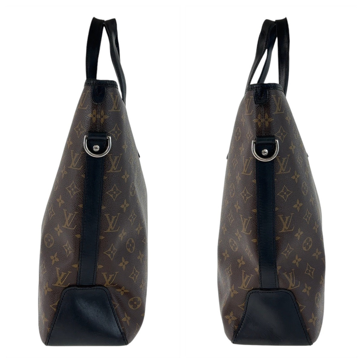 13147
LOUIS VUITTON ルイヴィトン モノグラム マカサー デイヴィス ブラウン ゴールド金具 PVC / レザー M56708 トートバッグ ハンドバッグ 男女兼用  メンズ