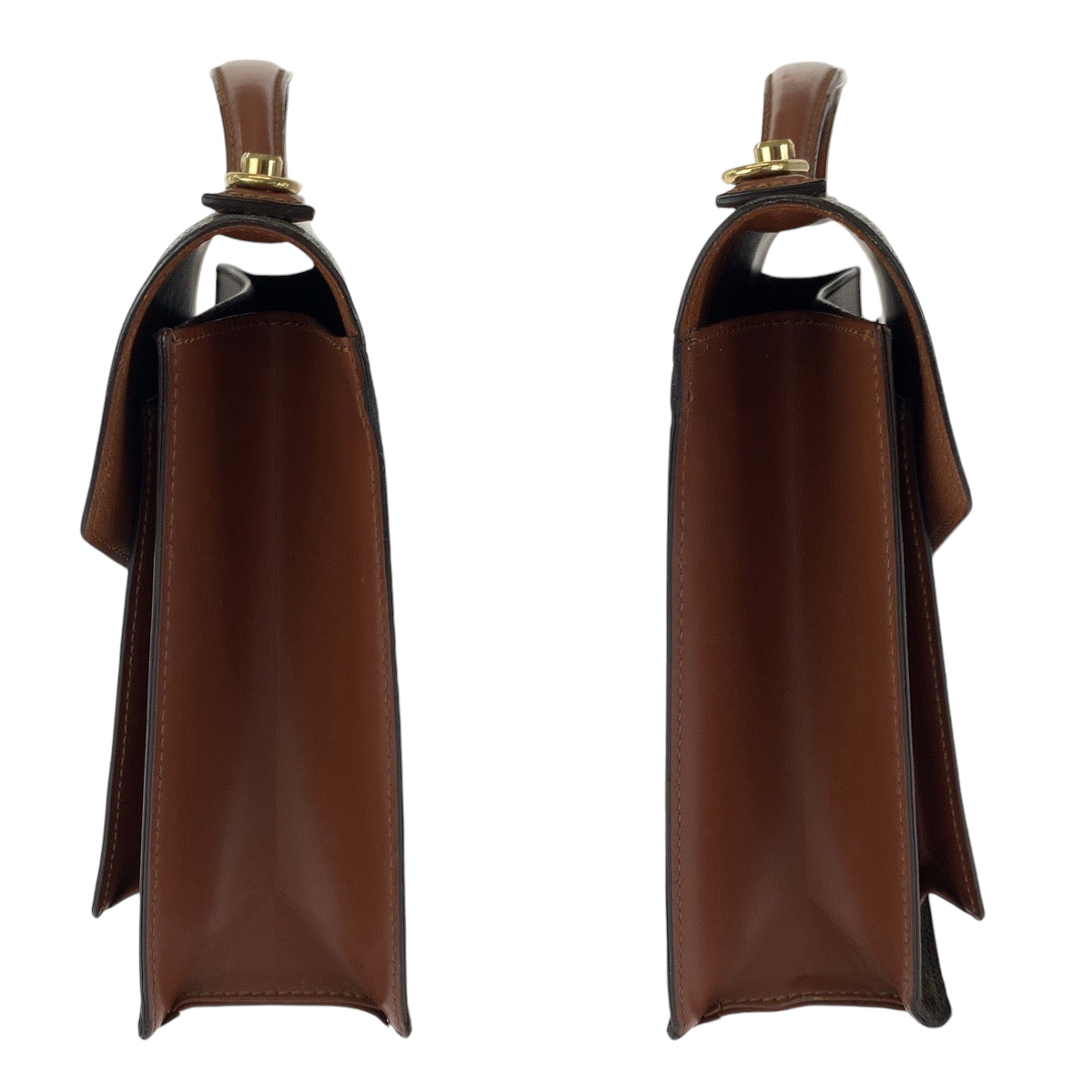 13148
LOUIS VUITTON ルイヴィトン ヴィンテージ モノグラム モンソー28 ブラウン ゴールド金具 PVC M51185 ハンドバッグ ショルダーバッグ 2way  メンズ