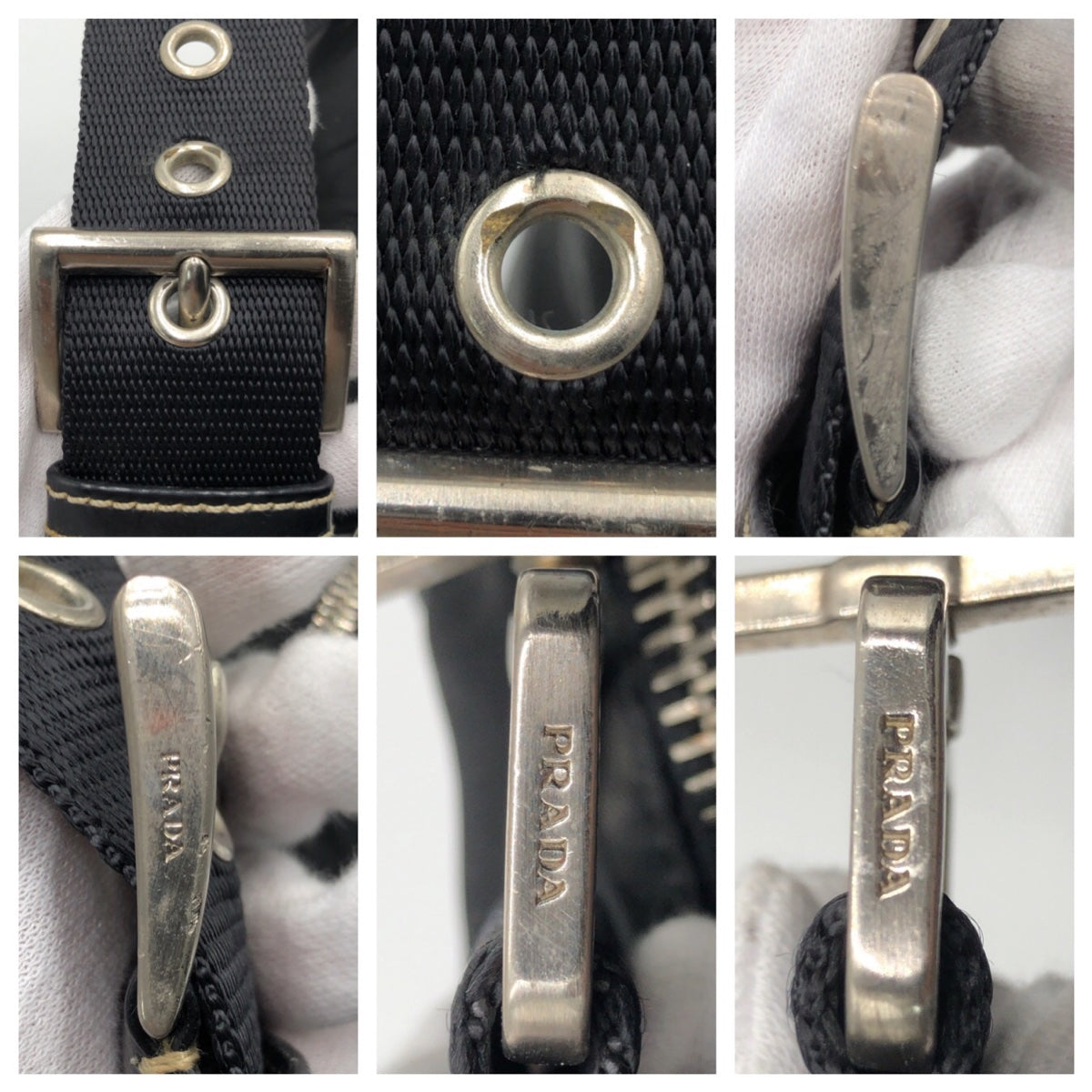 13150
PRADA プラダ テスート 三角ロゴ ブラック 黒 ナイロン ショルダーバック メッセンジャーバッグ  メンズ