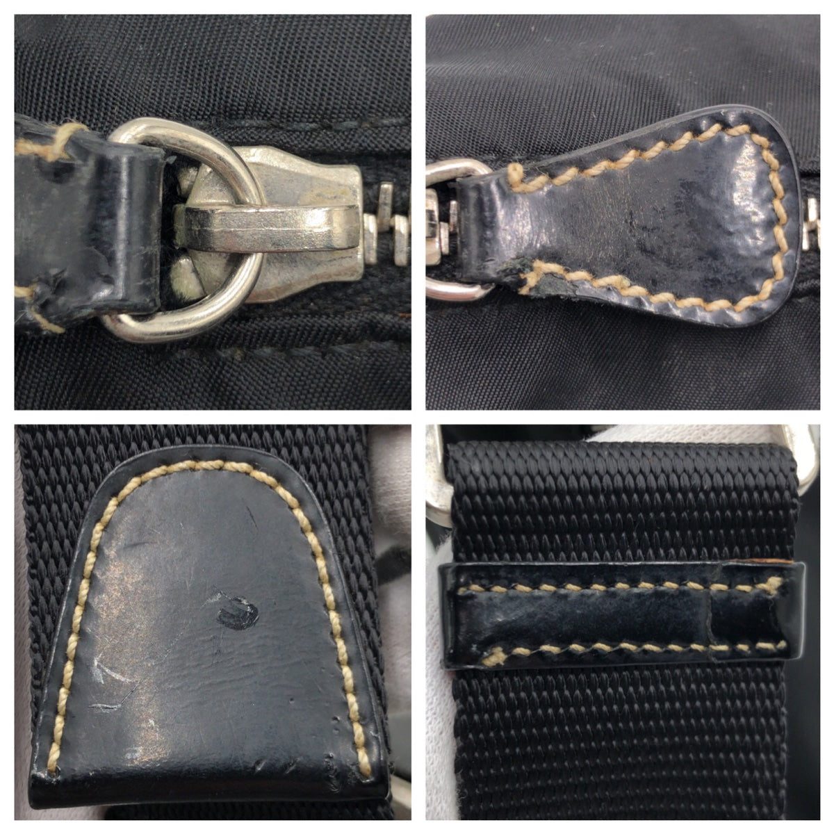 13150
PRADA プラダ テスート 三角ロゴ ブラック 黒 ナイロン ショルダーバック メッセンジャーバッグ  メンズ