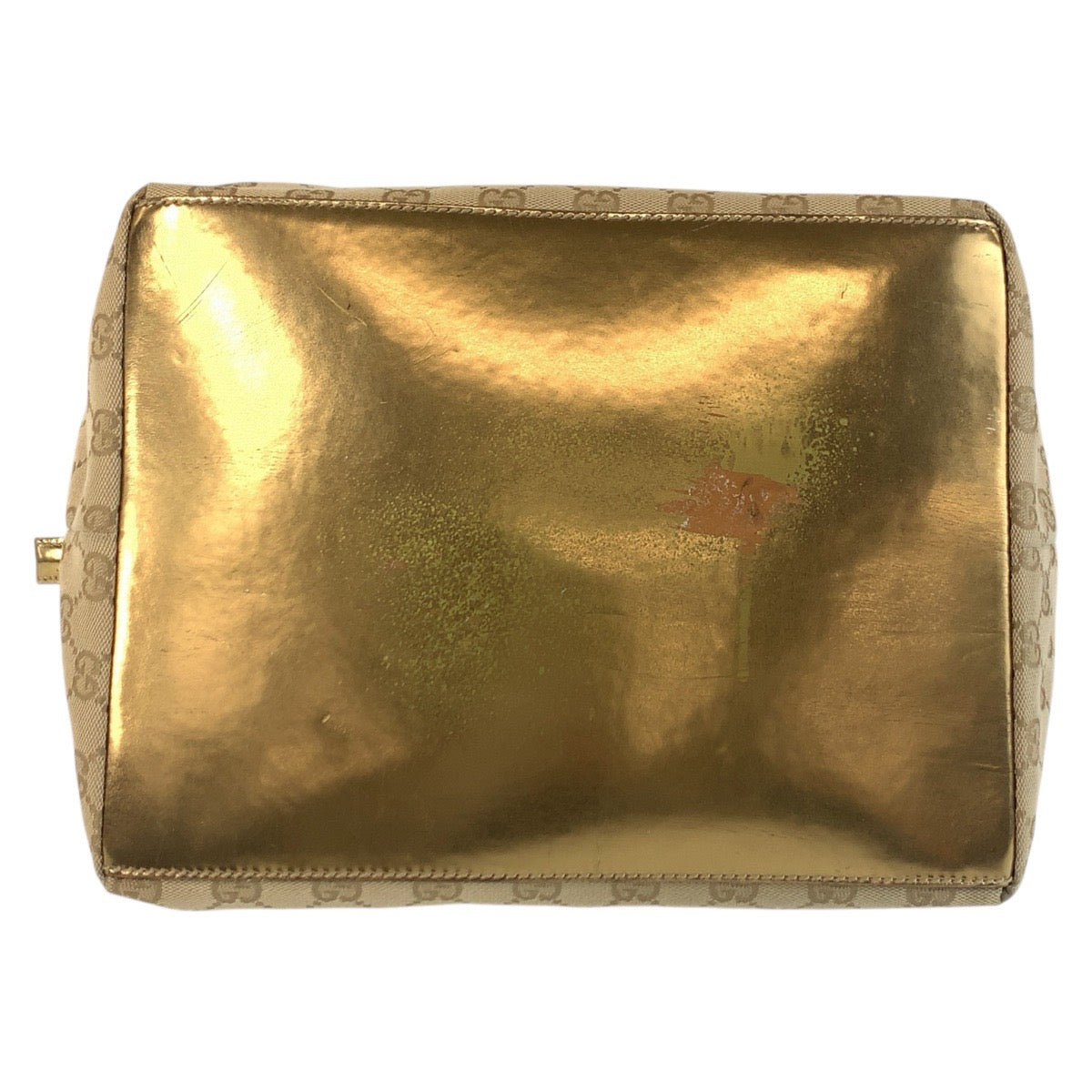 13171
GUCCI グッチ ベージュ ゴールド ゴールド金具 GGキャンバス 131231 トートバッグ ショルダーバッグ  レディース