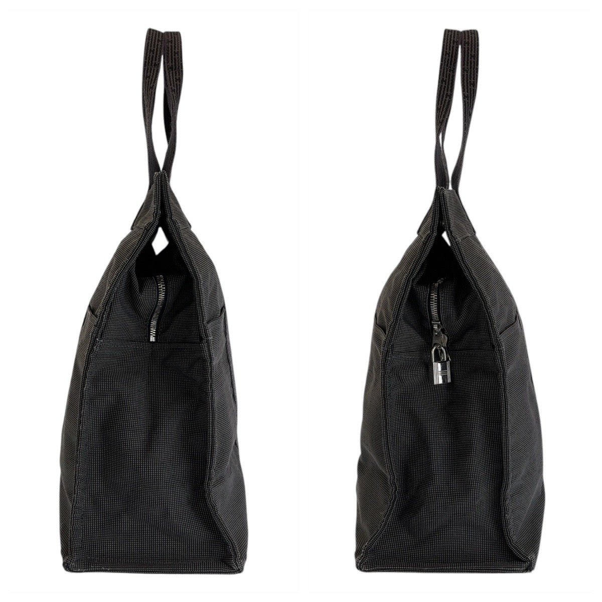 HERMES エルメス エールライントートGM グレー シルバー金具 キャンバス トートバッグ 男女兼用  メンズ