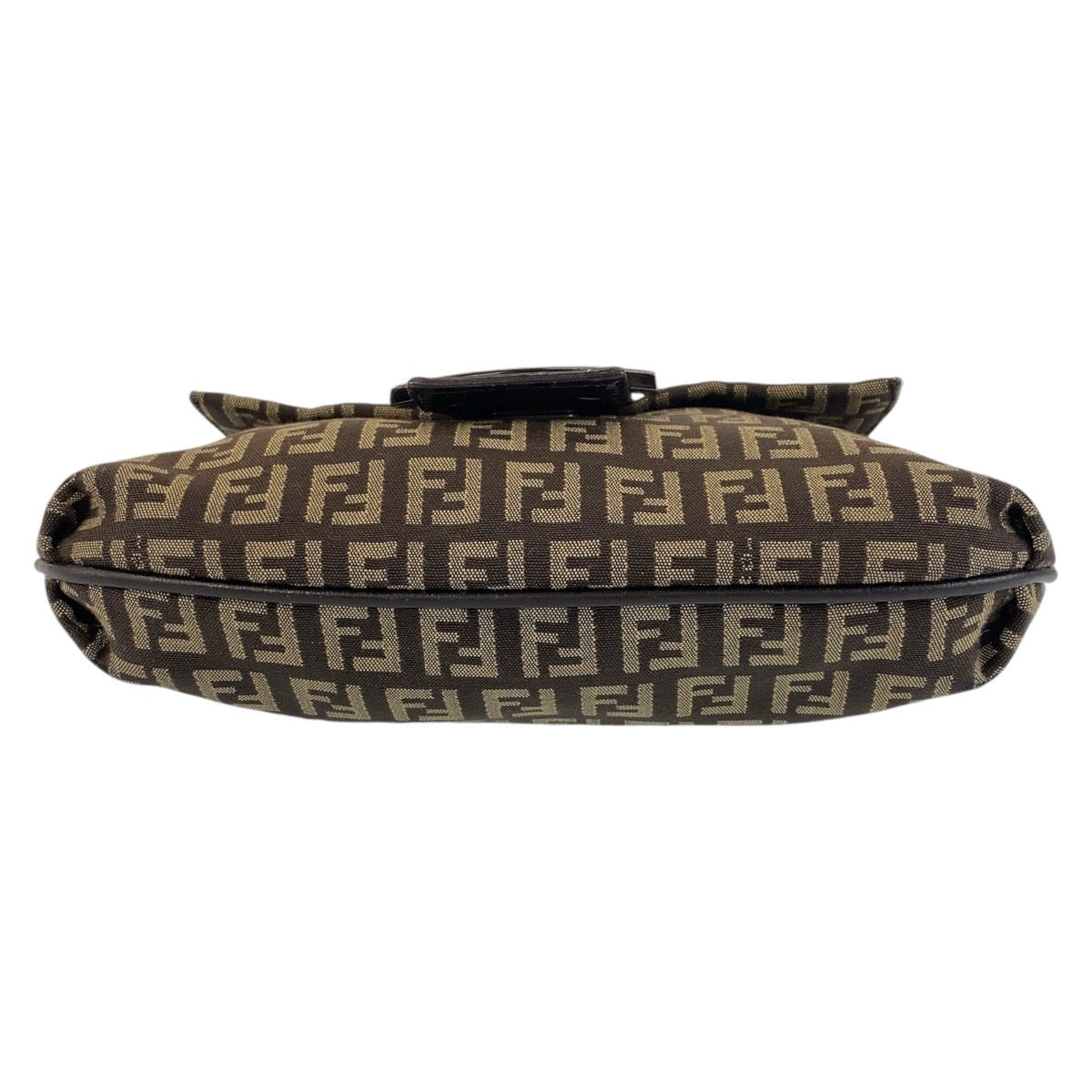 14052
FENDI フェンディ ズッキーノ カムセポシェット ブラウン シルバー金具 キャンバス 斜め掛け ショルダーバッグ ポシェット  レディース