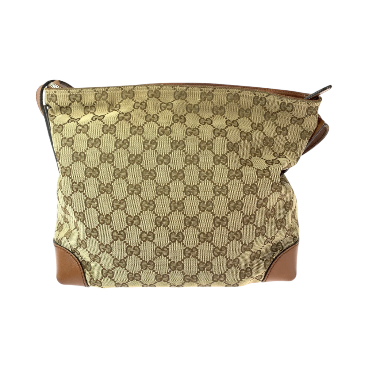 13192
GUCCI グッチ シェリーライン 男女兼用 ブラウン シルバー金具 GGキャンバス 337598 ショルダーバッグ メッセンジャーバッグ  レディース