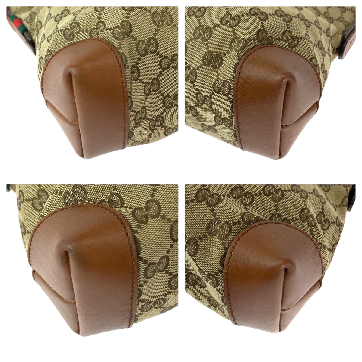 13192
GUCCI グッチ シェリーライン 男女兼用 ブラウン シルバー金具 GGキャンバス 337598 ショルダーバッグ メッセンジャーバッグ  レディース