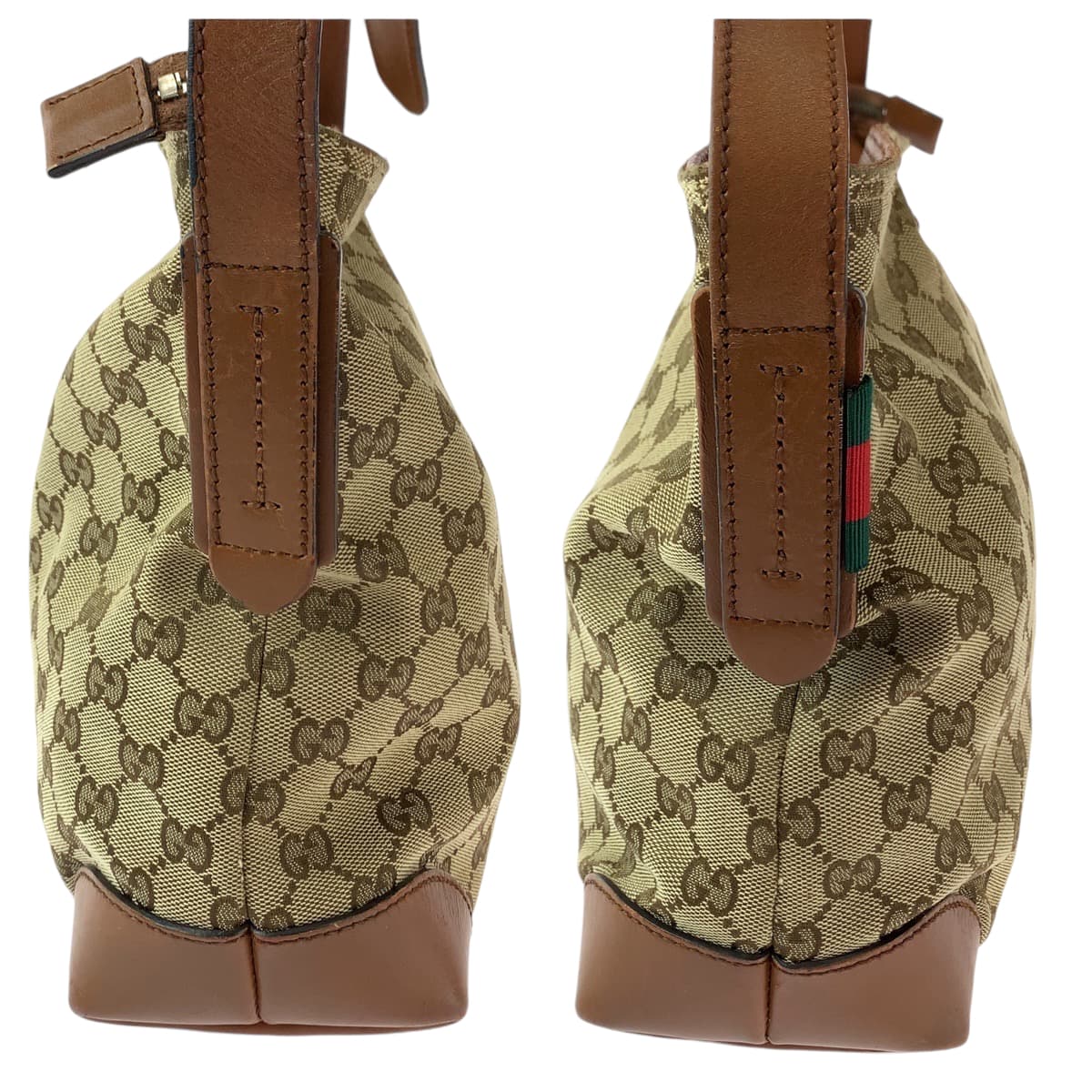 13192
GUCCI グッチ シェリーライン 男女兼用 ブラウン シルバー金具 GGキャンバス 337598 ショルダーバッグ メッセンジャーバッグ  レディース