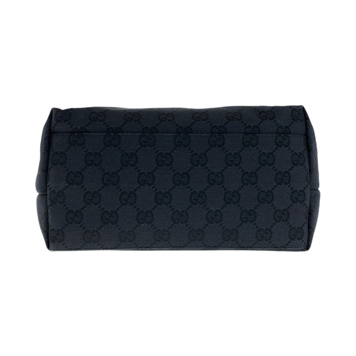 111842
GUCCI グッチ ホーボー ブラック 黒 シルバー金具 GGキャンバス 001 3386 ショルダーバッグ  レディース