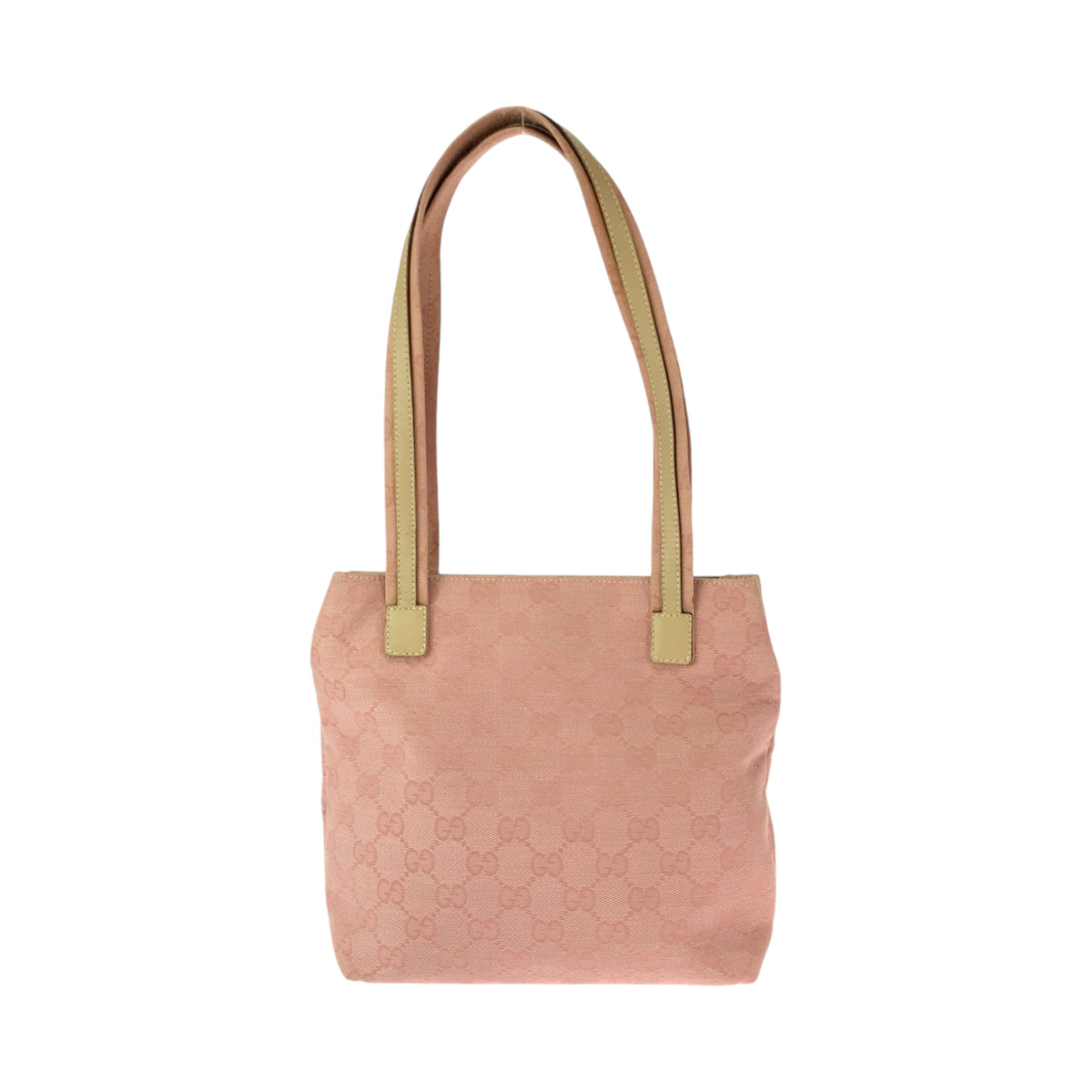 13194
GUCCI グッチ ピンク ベージュ シルバー金具 GGキャンバス 002 1075 トートバッグ ショルダーバッグ  レディース