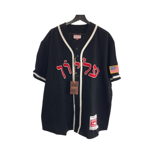 11841
Supreme シュプリーム ×Mitchell & Ness 23AW Baseball Jersey Black サイズXL ブラック 黒 レッド ウール 半袖シャツ ベースボール半袖シャツ  メンズ
