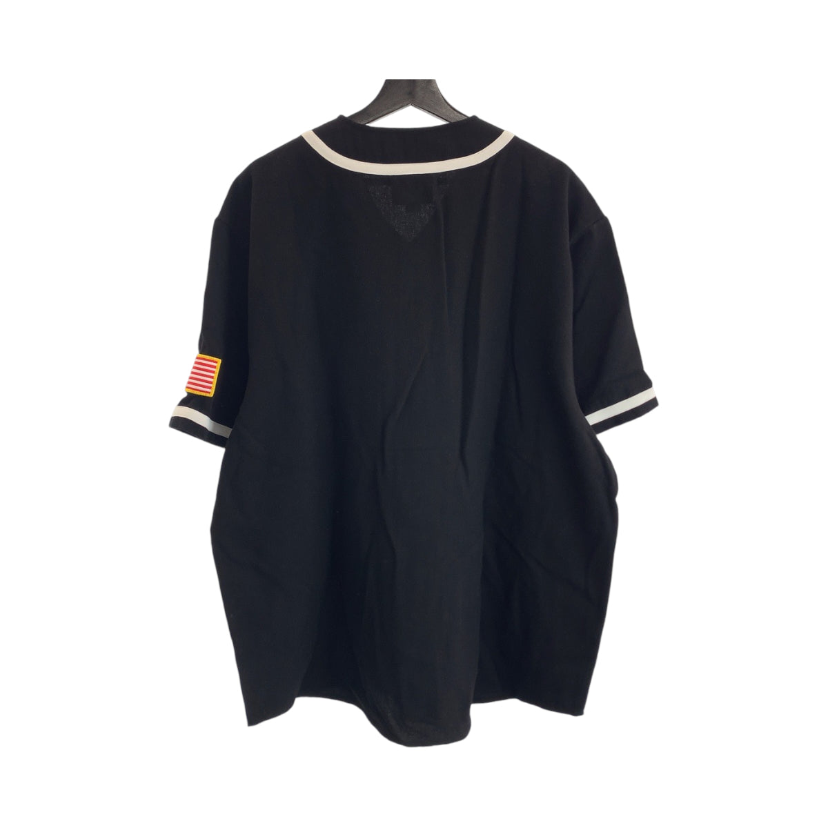 11841
Supreme シュプリーム ×Mitchell & Ness 23AW Baseball Jersey Black サイズXL ブラック 黒 レッド ウール 半袖シャツ ベースボール半袖シャツ  メンズ
