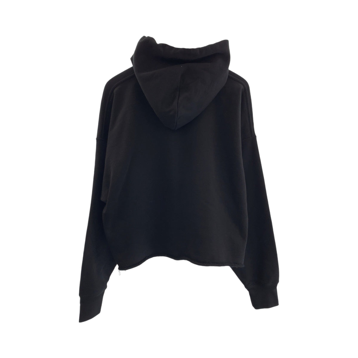 13197
VETEMENTS ヴェトモン 22AW カットオフプルオーバー サイズS ブラック コットン UAH21TR542 パーカー フーディー  メンズ