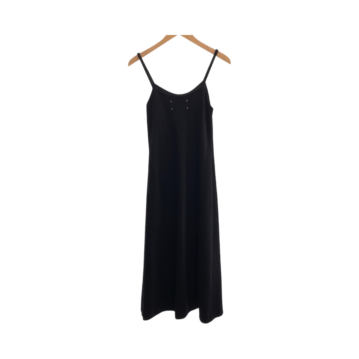 13208
Maison Margiela メゾン マルジェラ サイズ36 ブラック 黒 ホワイト カシミヤ キャミワンピース スリップドレス レディース A40