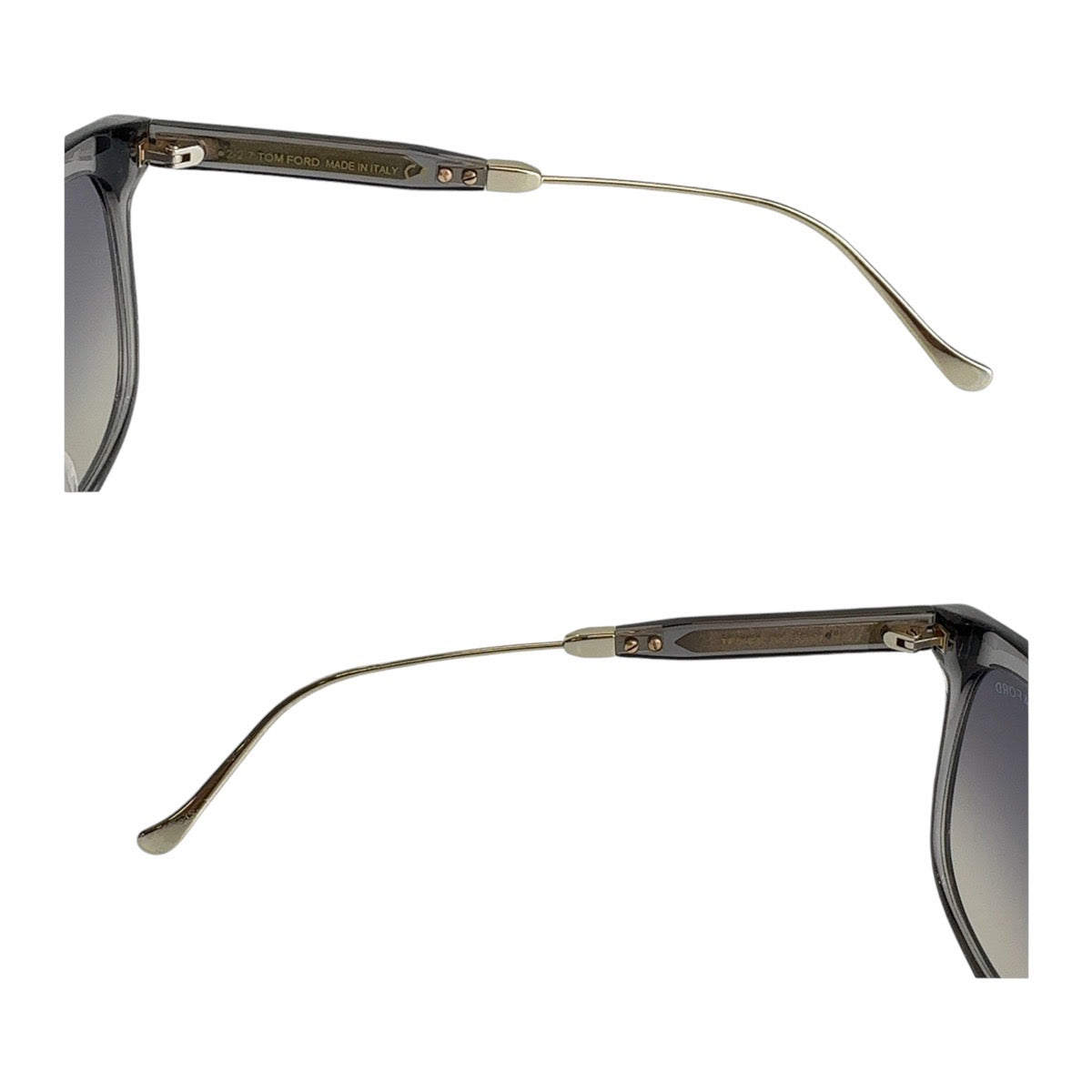 13220
 TOM FORD Tom Ford Black Silver Hardware Plastic/Metal T F548-K 20C 53□24 145 3 Sunglasses Silver Mirror Lens Wellington Men's