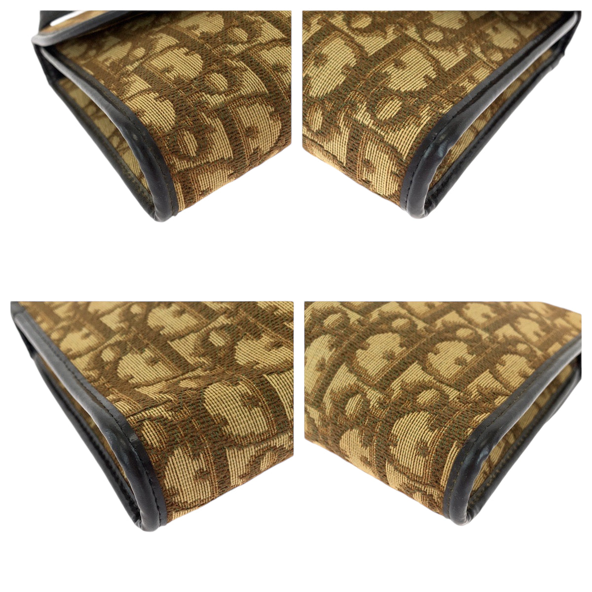 13225
Dior ディオール ヴィンテージ トロッター ブラウン ゴールド金具 キャンバス ショルダーバッグ 肩掛け ポシェット  レディース