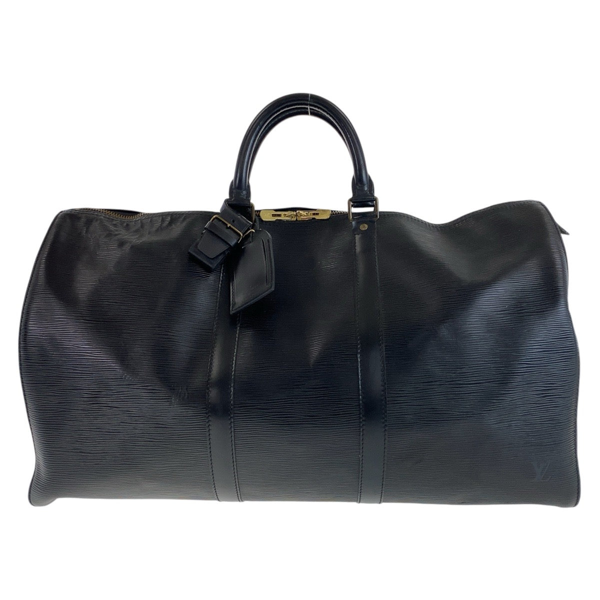 LOUIS VUITTON ルイヴィトン エピ キーポル50 ノワール ブラック 黒 ゴールド金具 エピレザー M42962 ボストンバッグ ハンドバッグ 男女兼用  メンズ