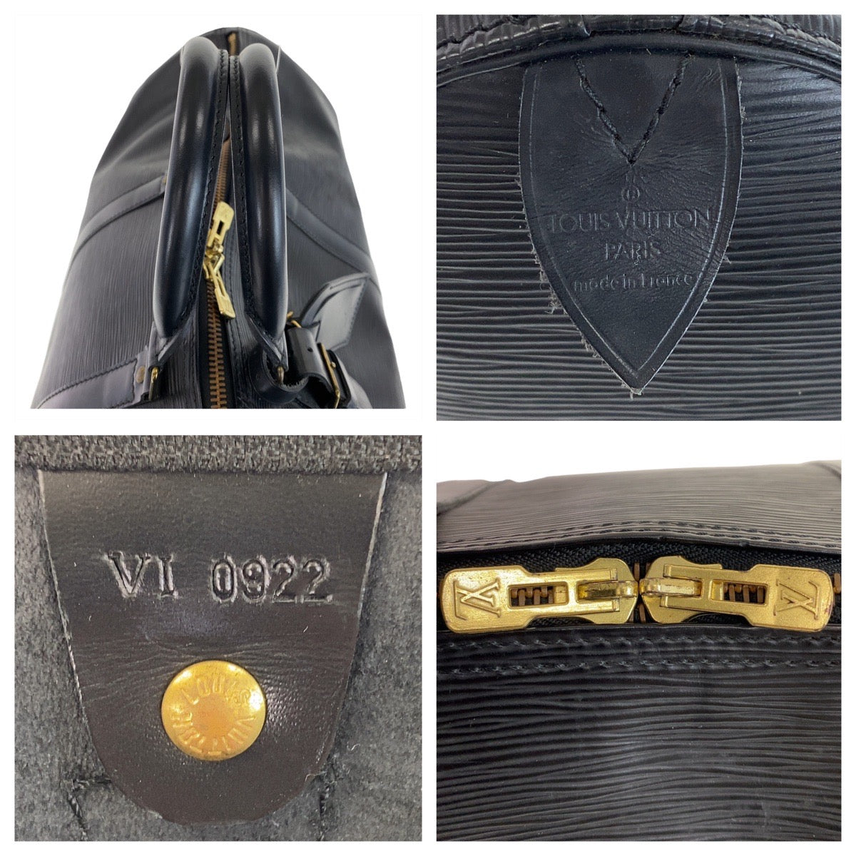 LOUIS VUITTON ルイヴィトン エピ キーポル50 ノワール ブラック 黒 ゴールド金具 エピレザー M42962 ボストンバッグ ハンドバッグ 男女兼用  メンズ