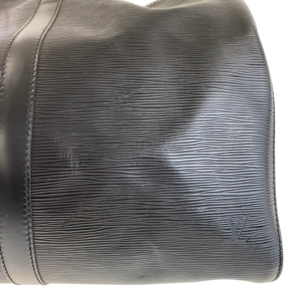 LOUIS VUITTON ルイヴィトン エピ キーポル50 ノワール ブラック 黒 ゴールド金具 エピレザー M42962 ボストンバッグ ハンドバッグ 男女兼用  メンズ