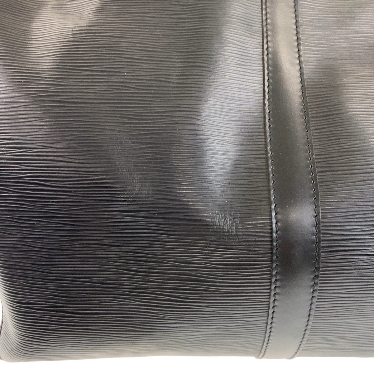LOUIS VUITTON ルイヴィトン エピ キーポル50 ノワール ブラック 黒 ゴールド金具 エピレザー M42962 ボストンバッグ ハンドバッグ 男女兼用  メンズ