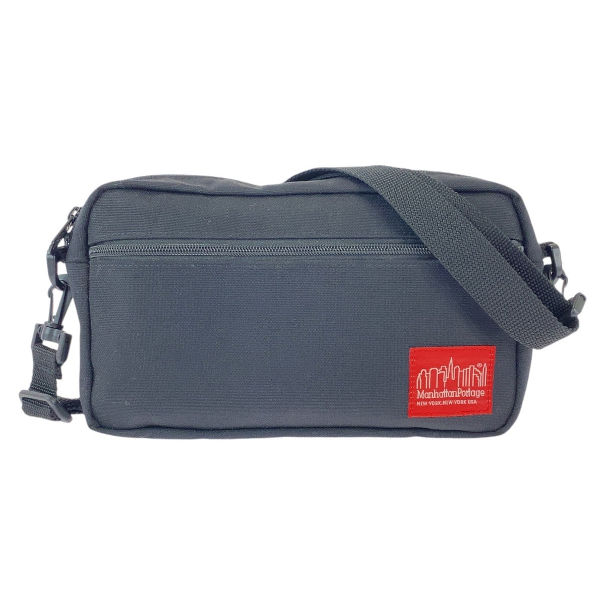 13235
Manhattan Portage マンハッタンポーテージ ブラック レッド キャンバス ショルダーバッグ メッセンジャーバッグ 男女兼用  メンズ