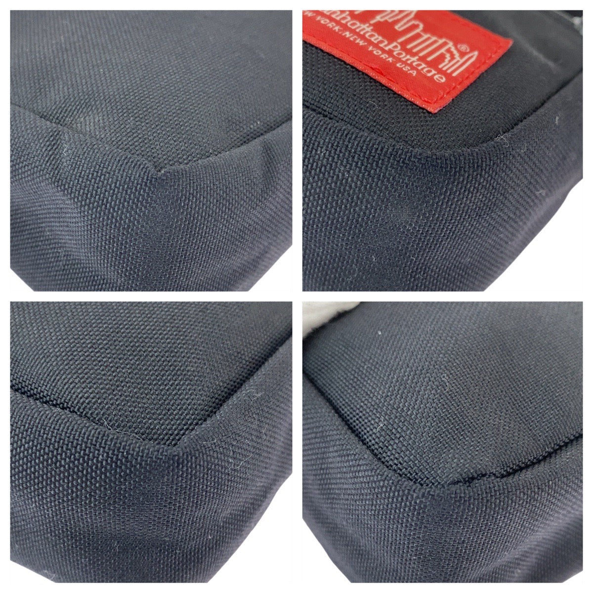 13235
Manhattan Portage マンハッタンポーテージ ブラック レッド キャンバス ショルダーバッグ メッセンジャーバッグ 男女兼用  メンズ