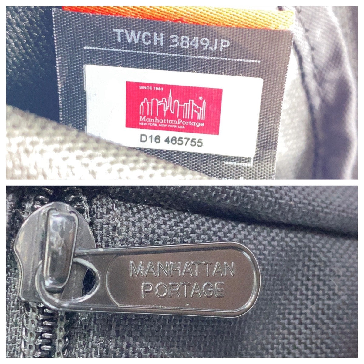 13235
Manhattan Portage マンハッタンポーテージ ブラック レッド キャンバス ショルダーバッグ メッセンジャーバッグ 男女兼用  メンズ