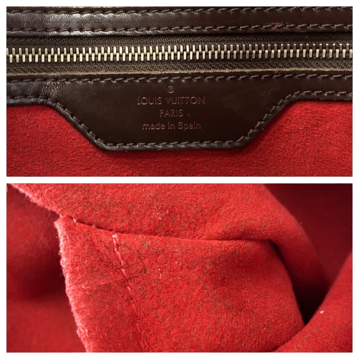 13236
LOUIS VUITTON ルイヴィトン ダミエ エベヌ ハムステッドPM エベヌ ブラウン ゴールド金具 PVC N51205 トートバッグ ショルダーバッグ  レディース