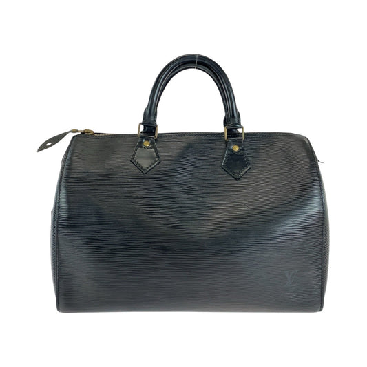 14058
LOUIS VUITTON ルイヴィトン エピ スピーディ30 ブラック 黒 ゴールド金具 レザー M59022 ハンドバッグ ボストンバッグ  レディース