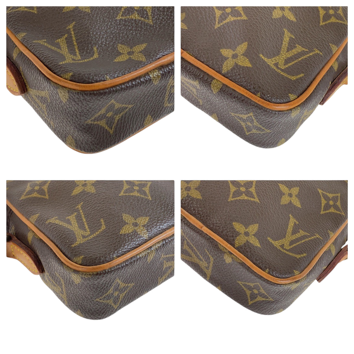 12789
LOUIS VUITTON ルイヴィトン モノグラム ミニダヌーブ ブラウン ゴールド金具 PVC M45268 ショルダーバッグ 斜め掛け ポシェット  レディース