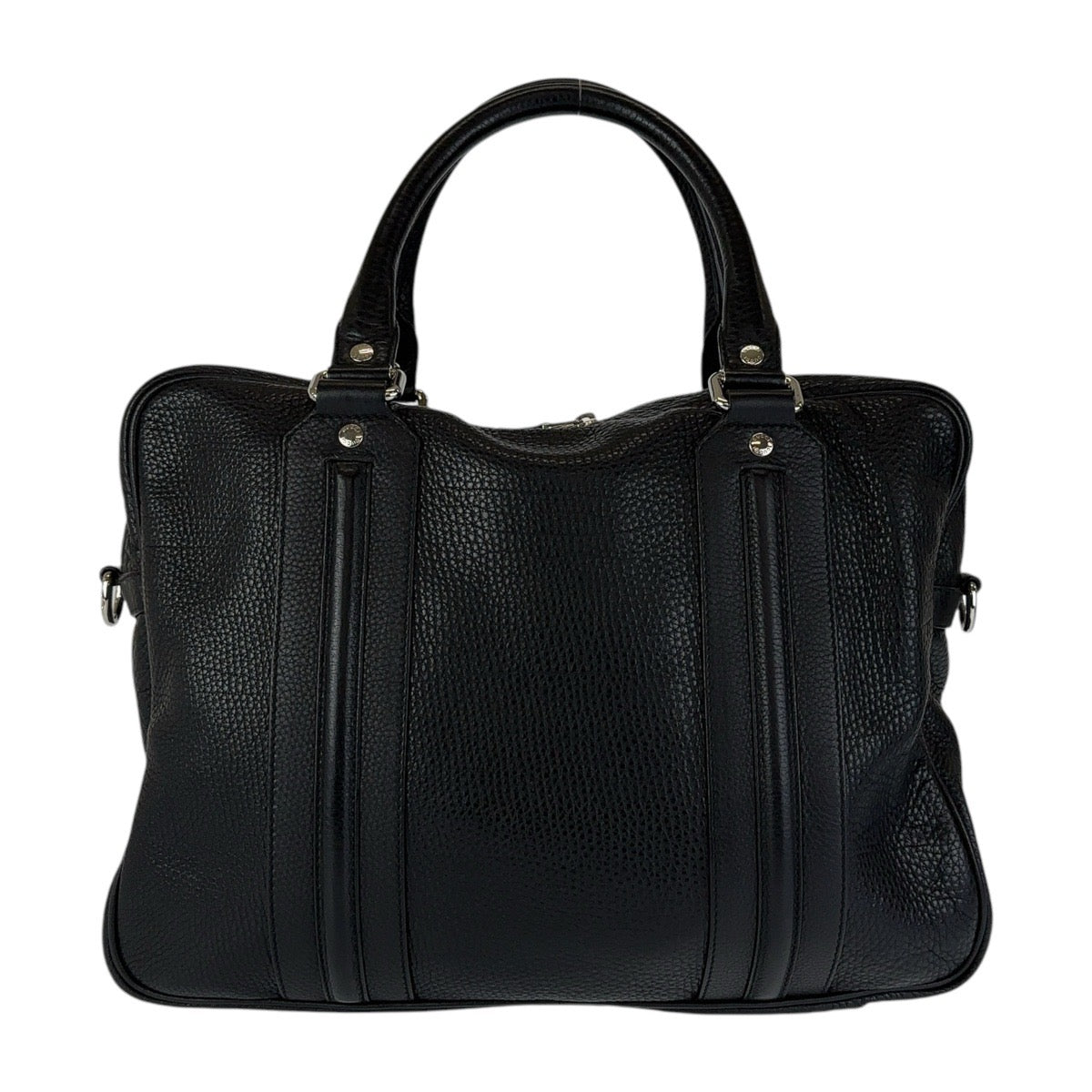13244
GUCCI グッチ バンブー タッセル ブラック 黒 シルバー金具 レザー 231850 ビジネスバッグ ブリーフケース ショルダーバッグ 2WAY  メンズ ABP40