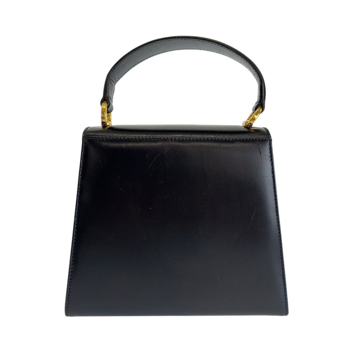 13250
Salvatore Ferragamo サルヴァトーレフェラガモ ヴィンテージ ヴァラリボン ネイビー ゴールド金具 レザー ハンドバッグ ショルダーバッグ 2way  レディース