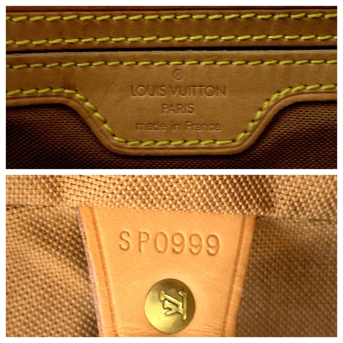 13251
LOUIS VUITTON ルイヴィトン モノグラム モンスリGM ブラウン ゴールド金具 PVC M51135 リュックサック バックパック  レディース