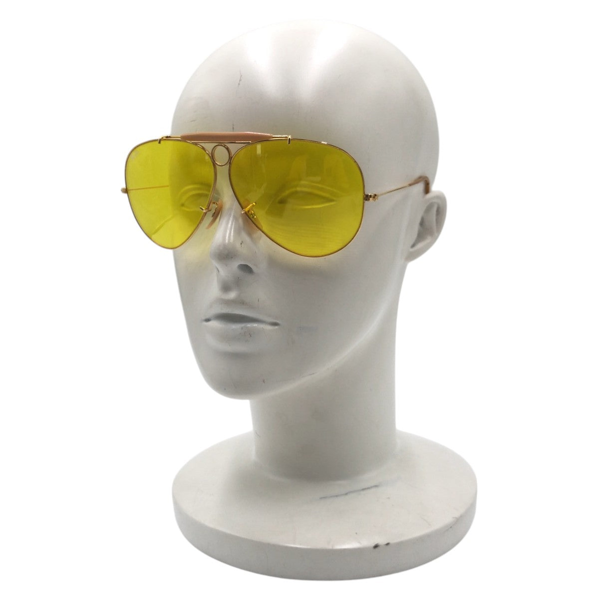 Ray-Ban レイバン ヴィンテージ B&L ボシュロム RAY-BAN U.S.A シューター ゴールド イエロー メタル L0305 OKBJ サングラス ティアドロップ  メンズ