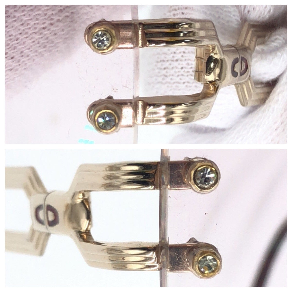 13261
Dior ディオール ヴィンテージ ゴールド パープル メタル 58□17 125 サングラス スクエア  レディース