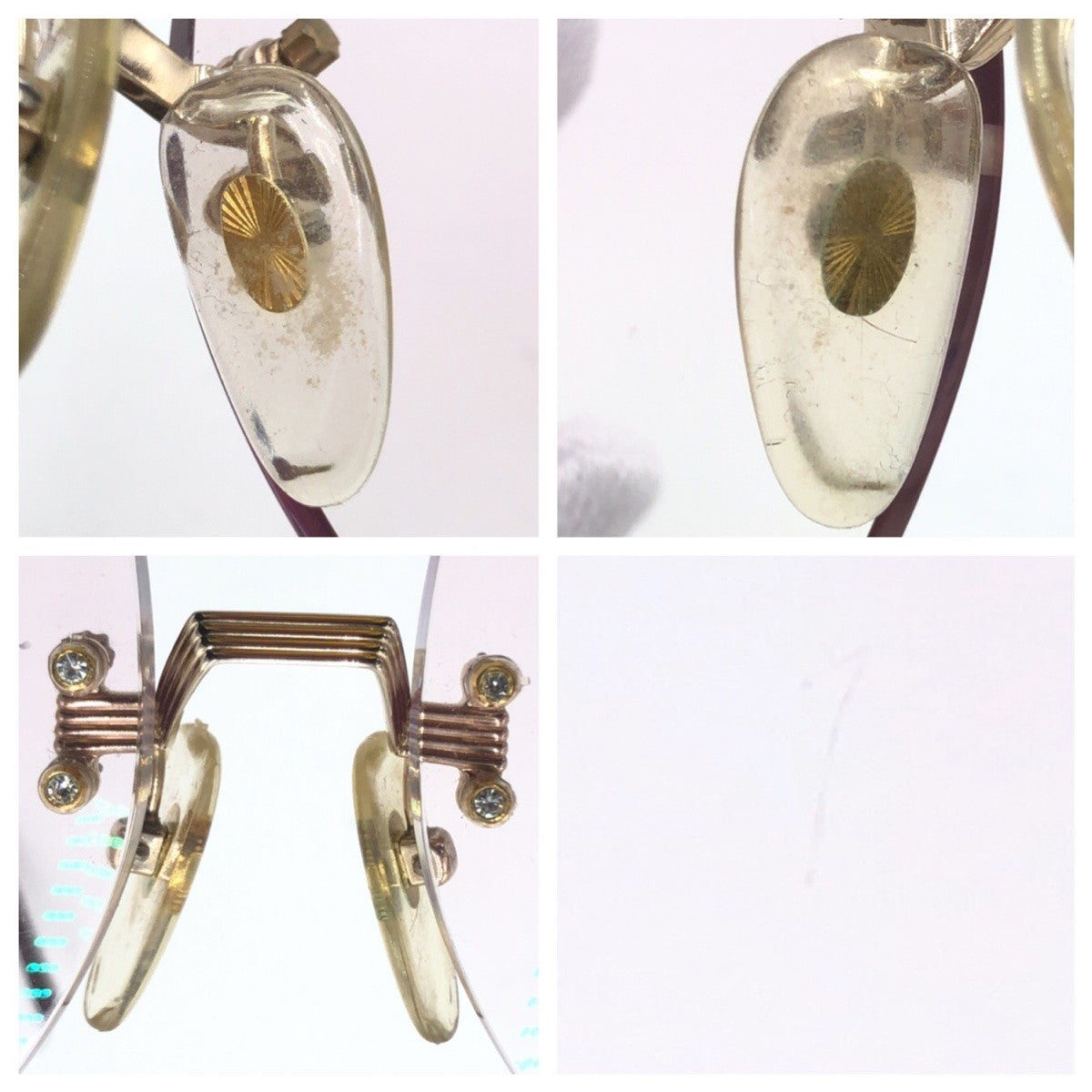 13261
Dior ディオール ヴィンテージ ゴールド パープル メタル 58□17 125 サングラス スクエア  レディース