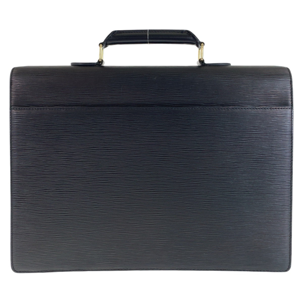 13264
LOUIS VUITTON ルイヴィトン エピ セルヴィエット コンセイエ ブラック 黒 ゴールド金具 レザー M54422 ビジネスバッグ ブリーフケース  メンズ