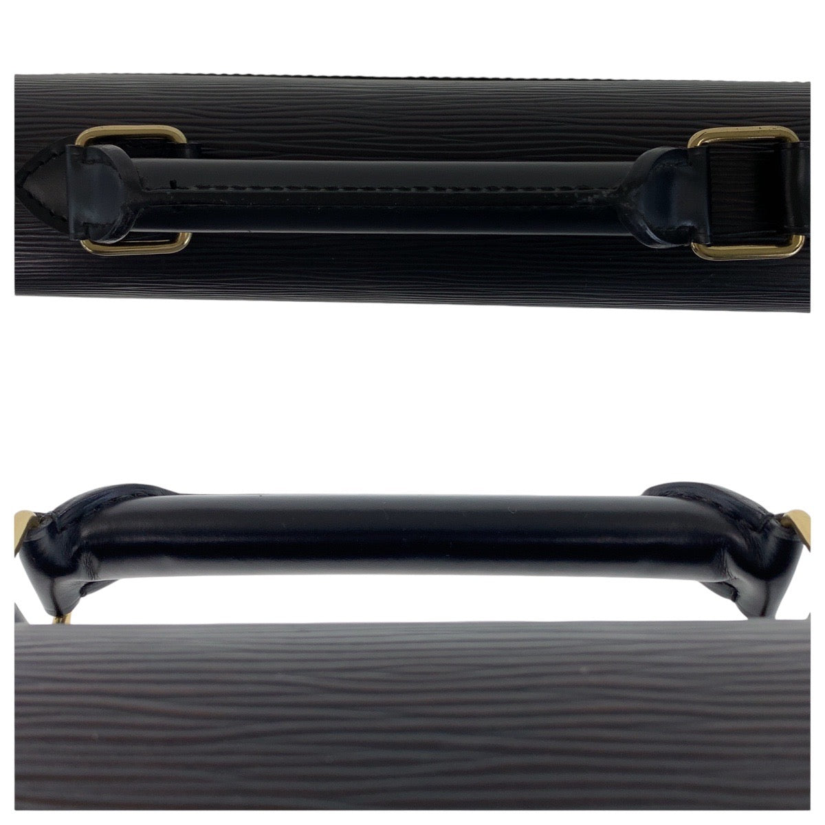 13264
LOUIS VUITTON ルイヴィトン エピ セルヴィエット コンセイエ ブラック 黒 ゴールド金具 レザー M54422 ビジネスバッグ ブリーフケース  メンズ
