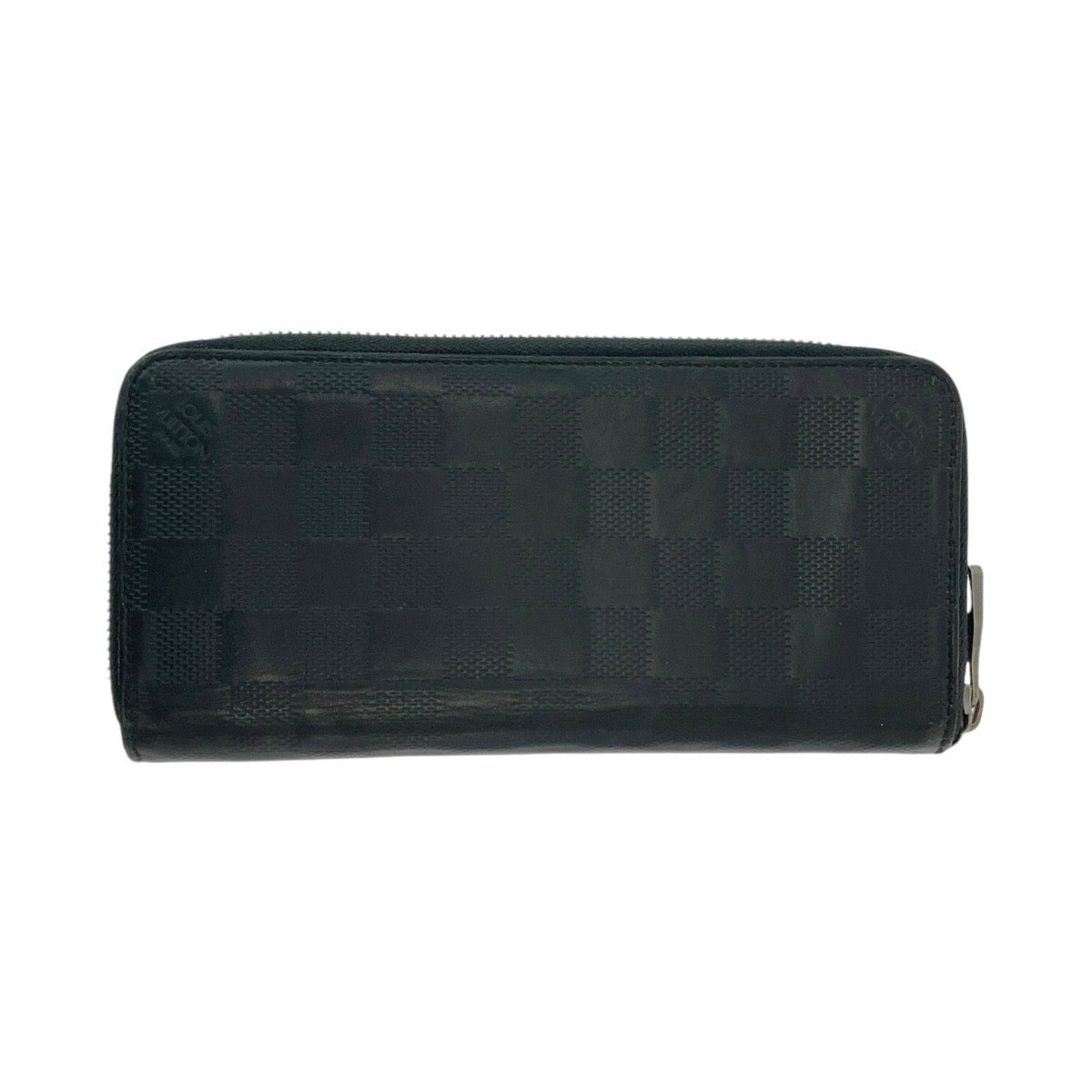 12789
LOUIS VUITTON ルイヴィトン ダミエ アンフィニ ジッピーウォレット ヴェルティカル ノワール ブラック 黒 シルバー金具 レザー N63548 長財布 ロングウォレット  メンズ