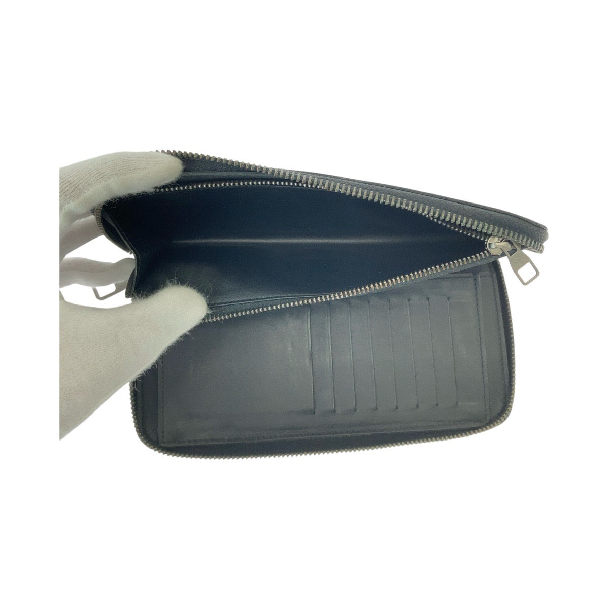 12789
LOUIS VUITTON ルイヴィトン ダミエ アンフィニ ジッピーウォレット ヴェルティカル ノワール ブラック 黒 シルバー金具 レザー N63548 長財布 ロングウォレット  メンズ