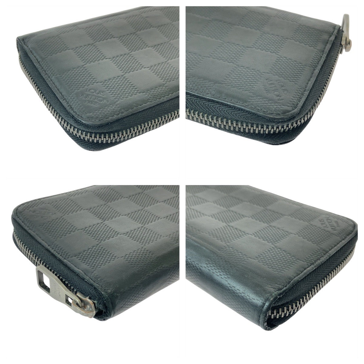 12789
LOUIS VUITTON ルイヴィトン ダミエ アンフィニ ジッピーウォレット ヴェルティカル ノワール ブラック 黒 シルバー金具 レザー N63548 長財布 ロングウォレット  メンズ