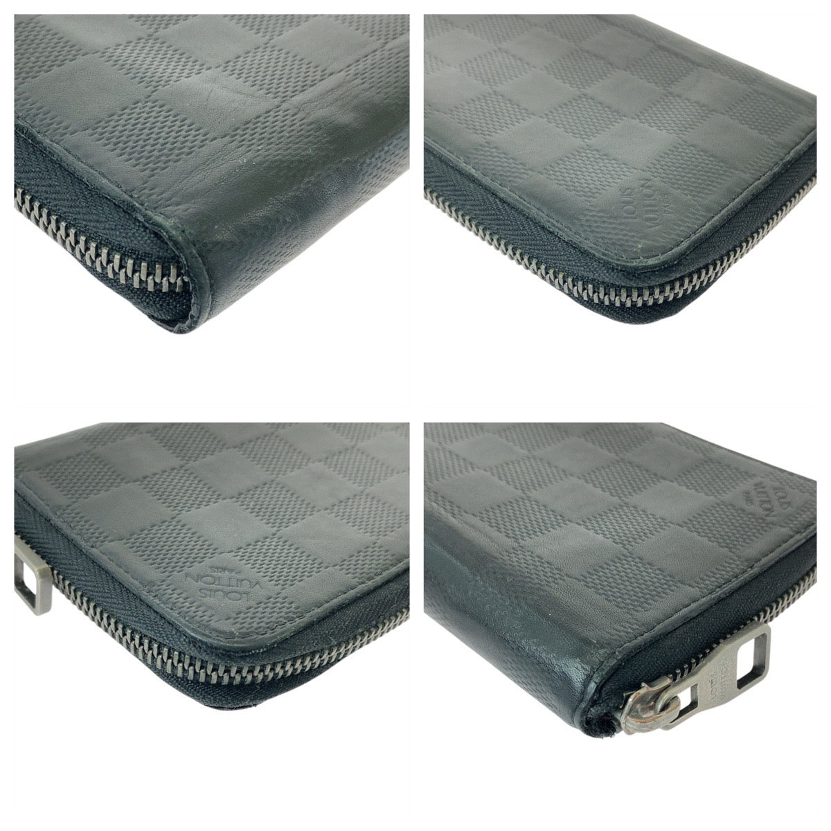 12789
LOUIS VUITTON ルイヴィトン ダミエ アンフィニ ジッピーウォレット ヴェルティカル ノワール ブラック 黒 シルバー金具 レザー N63548 長財布 ロングウォレット  メンズ