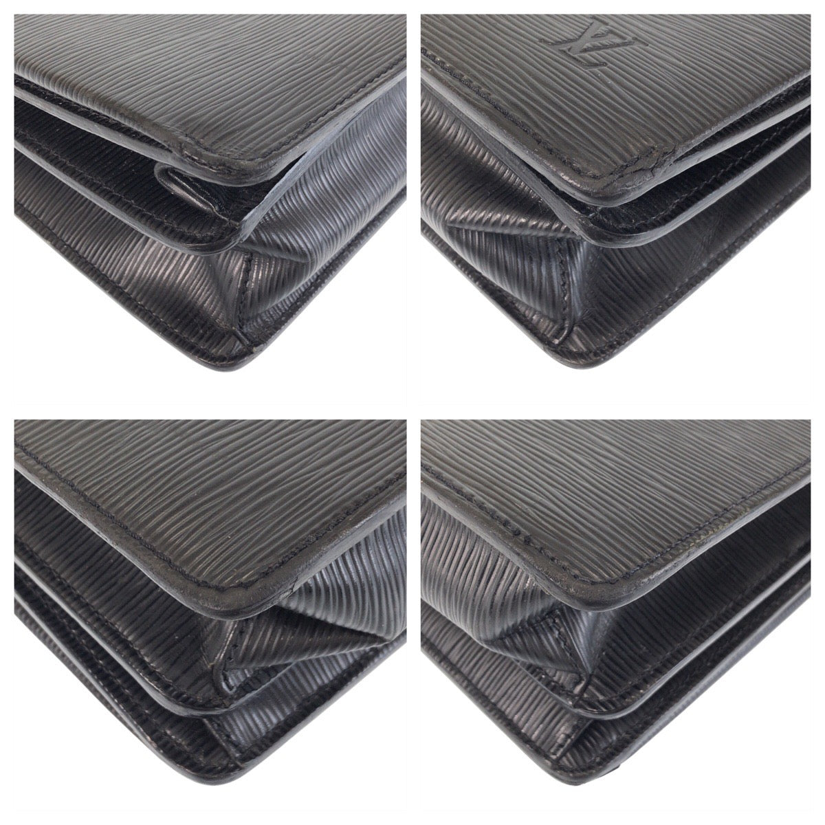 13266
LOUIS VUITTON ルイヴィトン エピ ロブスト ノワール ブラック 黒 シルバー金具 エピレザー M54532 ビジネスバッグ ブリーフケース  メンズ