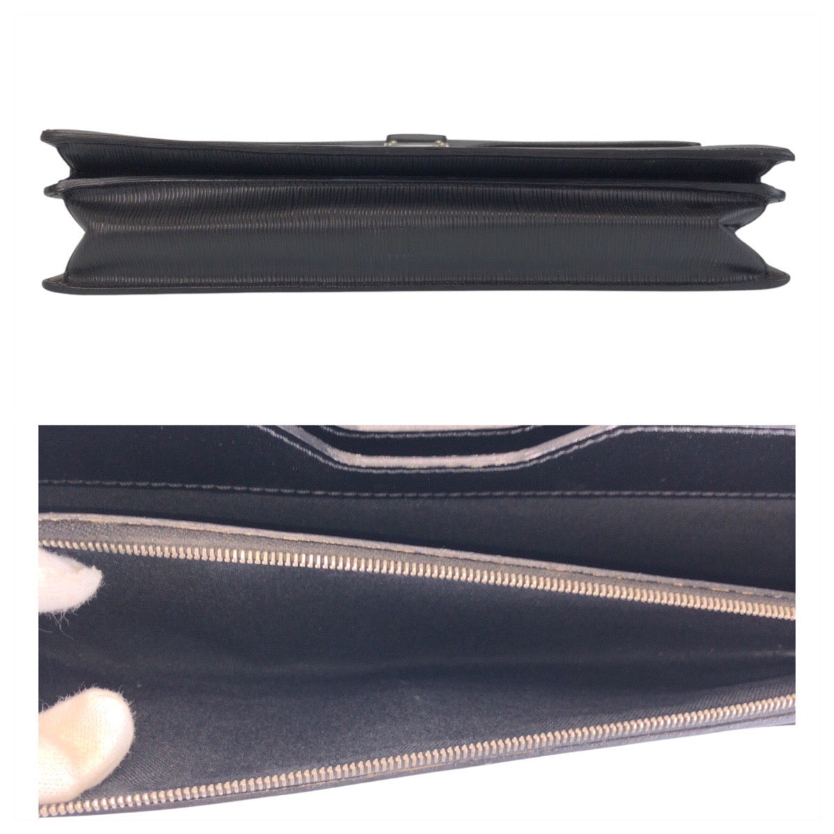 13266
LOUIS VUITTON ルイヴィトン エピ ロブスト ノワール ブラック 黒 シルバー金具 エピレザー M54532 ビジネスバッグ ブリーフケース  メンズ