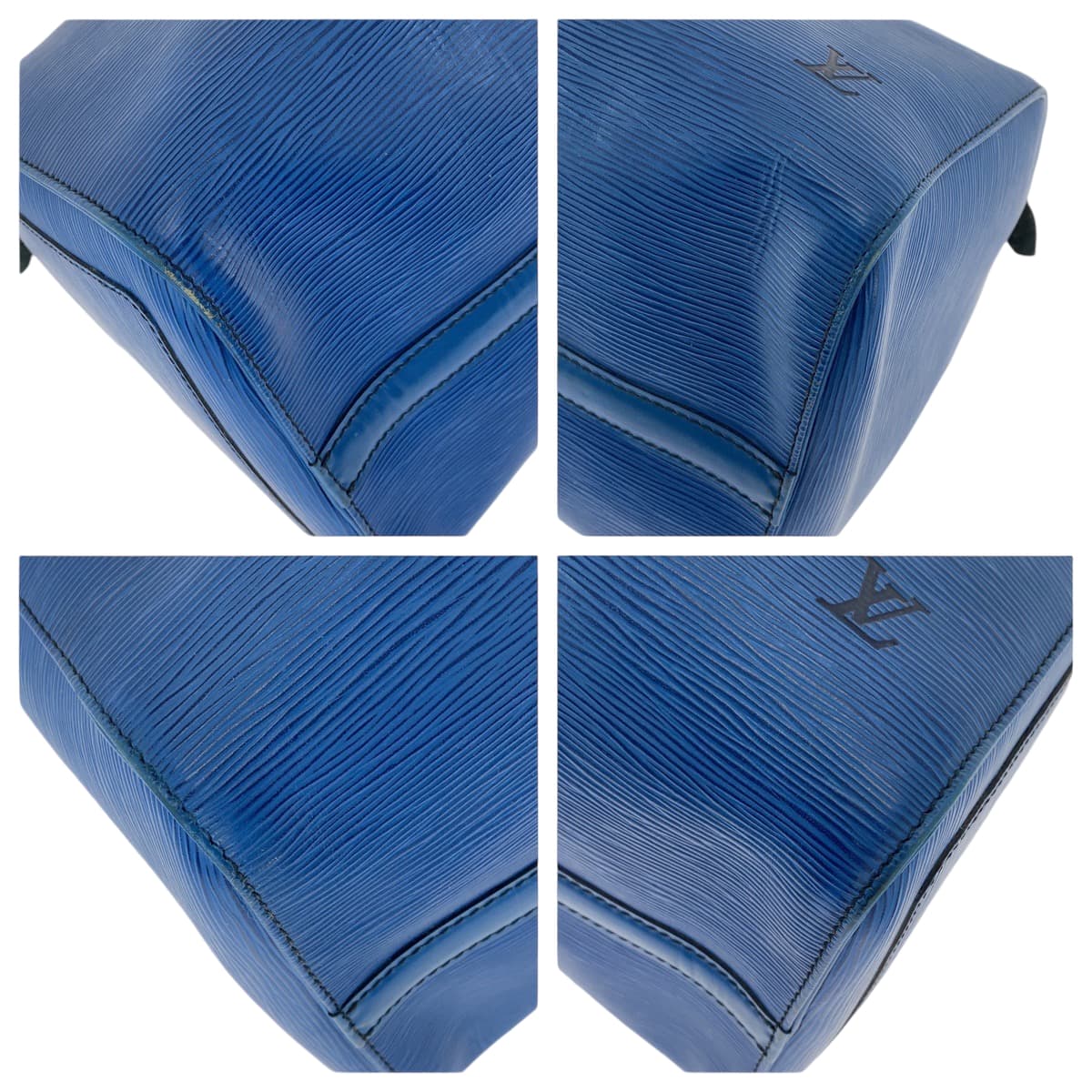 12786
LOUIS VUITTON ルイヴィトン エピ キーポル45 トレドブルー ブルー ゴールド金具 エピレザー M42975 ボストンバッグ ハンドバッグ  メンズ
