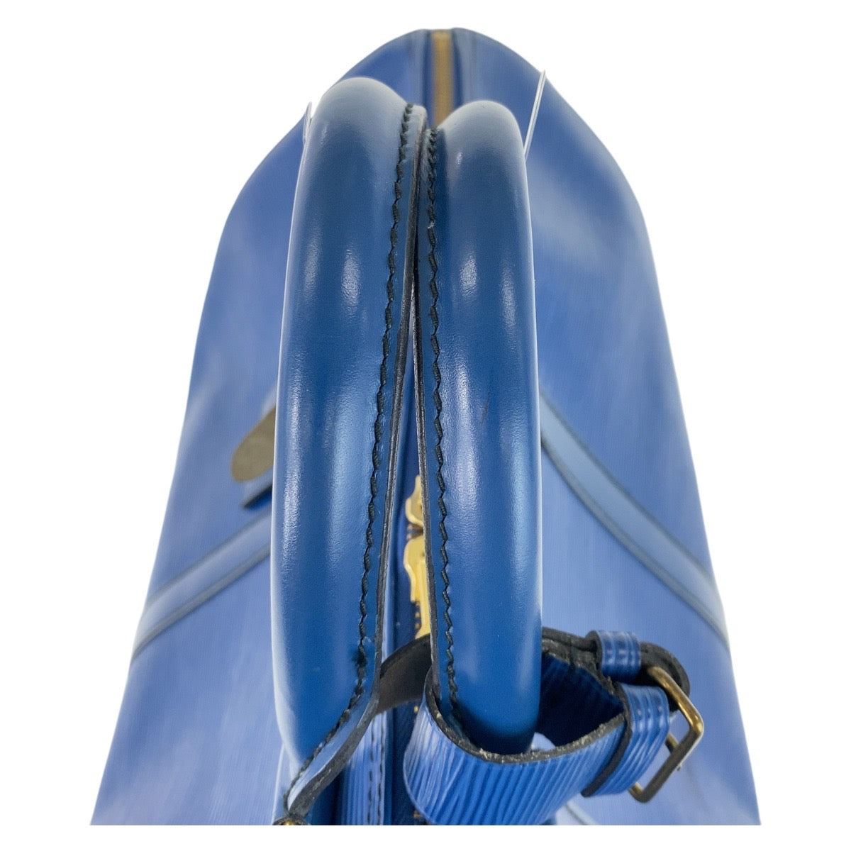 12785
LOUIS VUITTON ルイヴィトン エピ キーポル50 トレドブルー ブルー ゴールド金具 M42965 ボストンバッグ ハンドバッグ  メンズ
