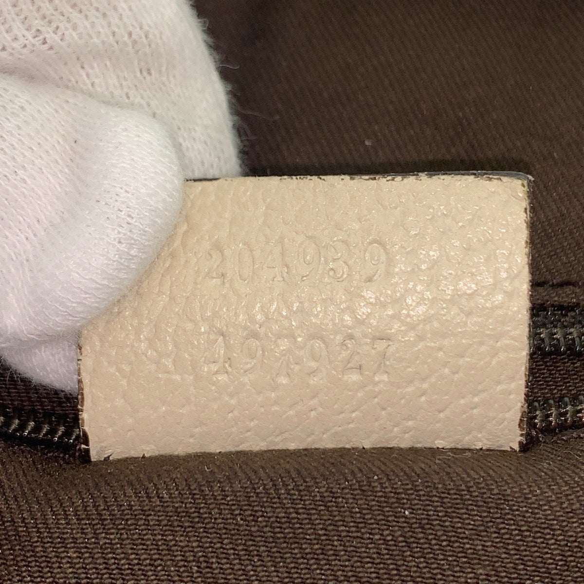 13269
GUCCI グッチ シェリーライン プリンシー ベージュ ホワイト ゴールド金具 GGキャンバス / レザー 204939 ショルダーバッグ ポシェット  レディース