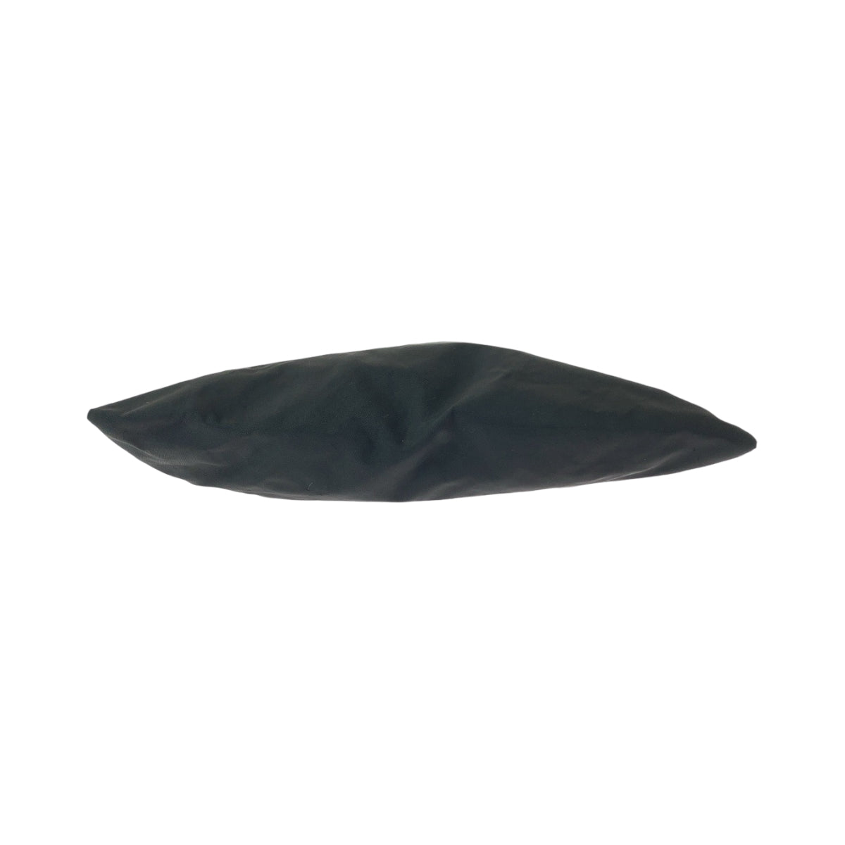 PRADA Prada Tessuto Triangle Logo Plate Black Silver Hardware Nylon Shoulder Bag Pochette Women's