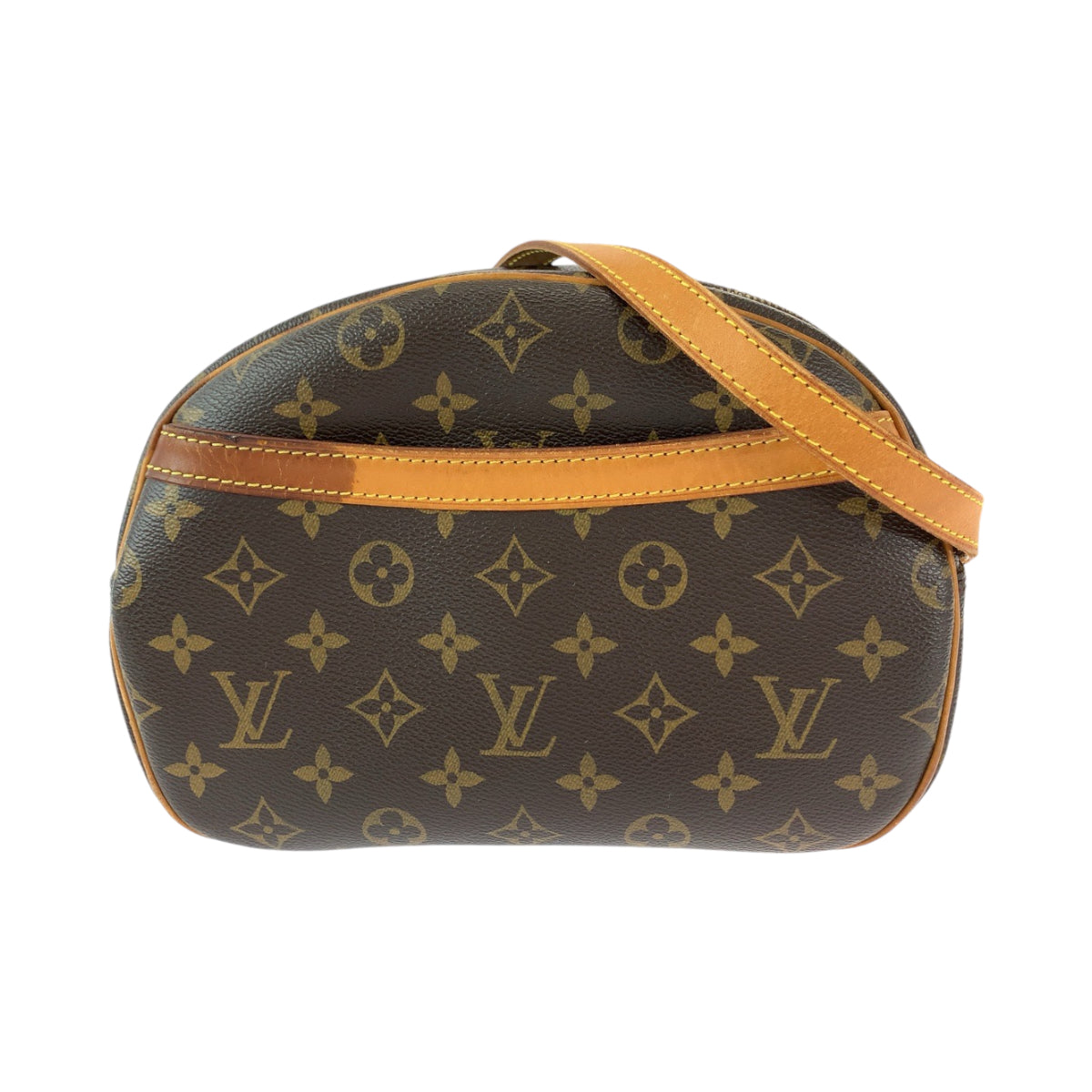 12787
LOUIS VUITTON ルイヴィトン モノグラム ブロワ ブラウン ゴールド金具 PVC M51221 ショルダーバッグ 斜め掛け ベタなし  レディース AB48