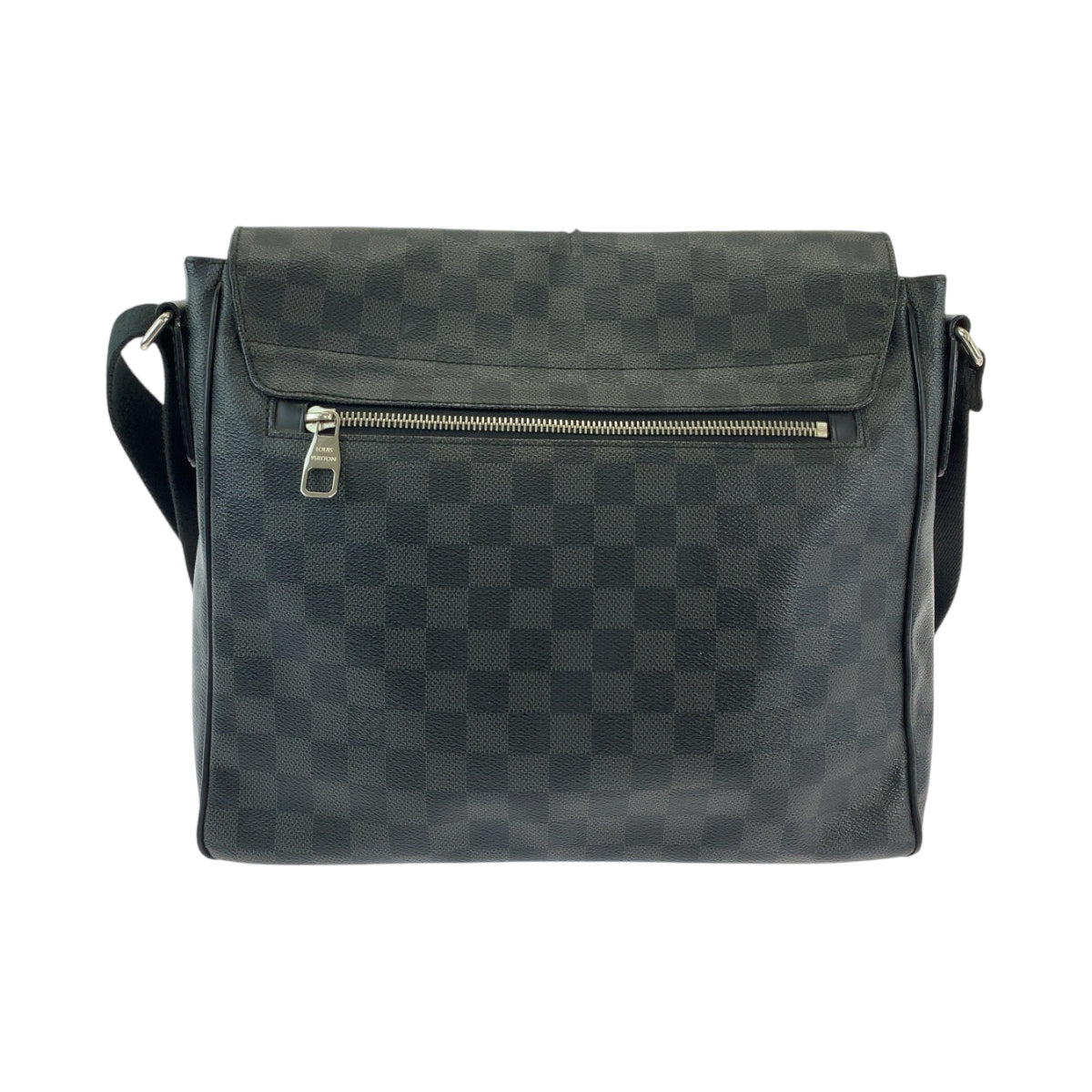 13282
LOUIS VUITTON ルイヴィトン ダミエ グラフィット ディストリクトMM グレー ブラック シルバー金具 PVC N41272 ショルダーバッグ メッセンジャーバッグ  メンズ