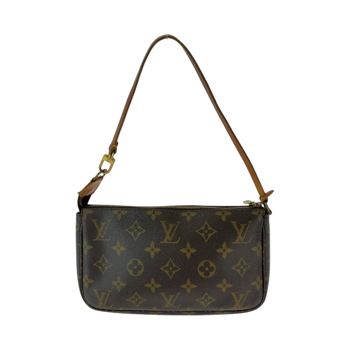 12784
LOUIS VUITTON ルイヴィトン モノグラム ブラウン ゴールド金具 PVC M51980 ハンドバッグ アクセサリーポーチ  レディース